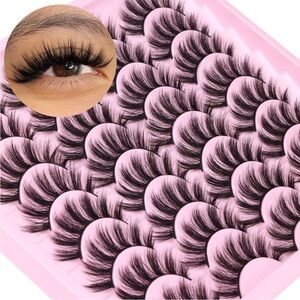 False Eyelashes strip set of 16